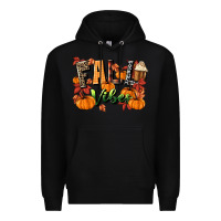Black fall vibes Premium Hoodie - MaliasSmallBusiness