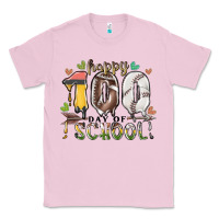 Bubblegum Pink happy 100 day of school american football baseball Classic Tee - RacoonDesign