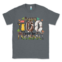 Charcoal Heather happy 100 day of school american football baseball Classic Tee - RacoonDesign