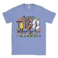 Colony Blue happy 100 day of school american football baseball Classic Tee - RacoonDesign