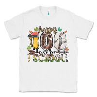 Happy 100 Day Of School American Football Baseball Classic Tee | Teevron