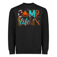 Black camp life Heavyweight Sweatshirt - texasbilliewilder