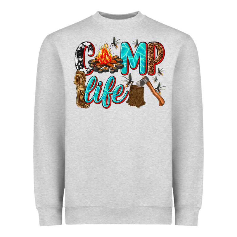 Camp Life Heavyweight Sweatshirt by texasbilliewilder | Teevron