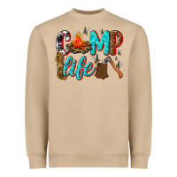 Mushroom camp life Heavyweight Sweatshirt - texasbilliewilder