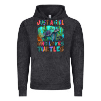 Just A Girl Who Loves Turtles Vintage Hoodie | Teevron