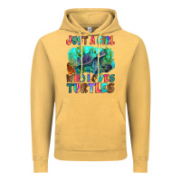 Vintage Mustard just a girl who loves turtles Vintage Hoodie - RanaPortraitStore