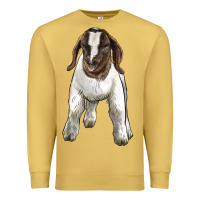 Antique Gold baby boer goat Premium Sweatshirt - LillyAllenDesigns