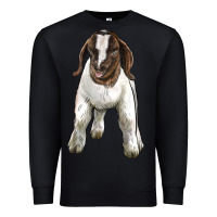 Black baby boer goat Premium Sweatshirt - LillyAllenDesigns