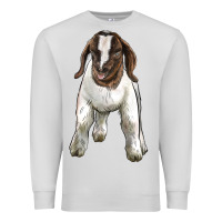 Dove Grey baby boer goat Premium Sweatshirt - LillyAllenDesigns