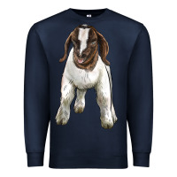 Navy baby boer goat Premium Sweatshirt - LillyAllenDesigns