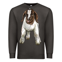 Smoke baby boer goat Premium Sweatshirt - LillyAllenDesigns