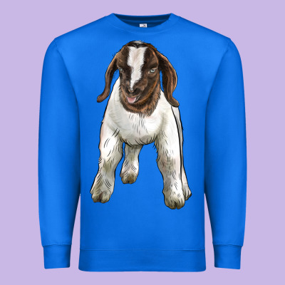 Baby Boer Goat Premium Sweatshirt Designed By Lillyallendesigns