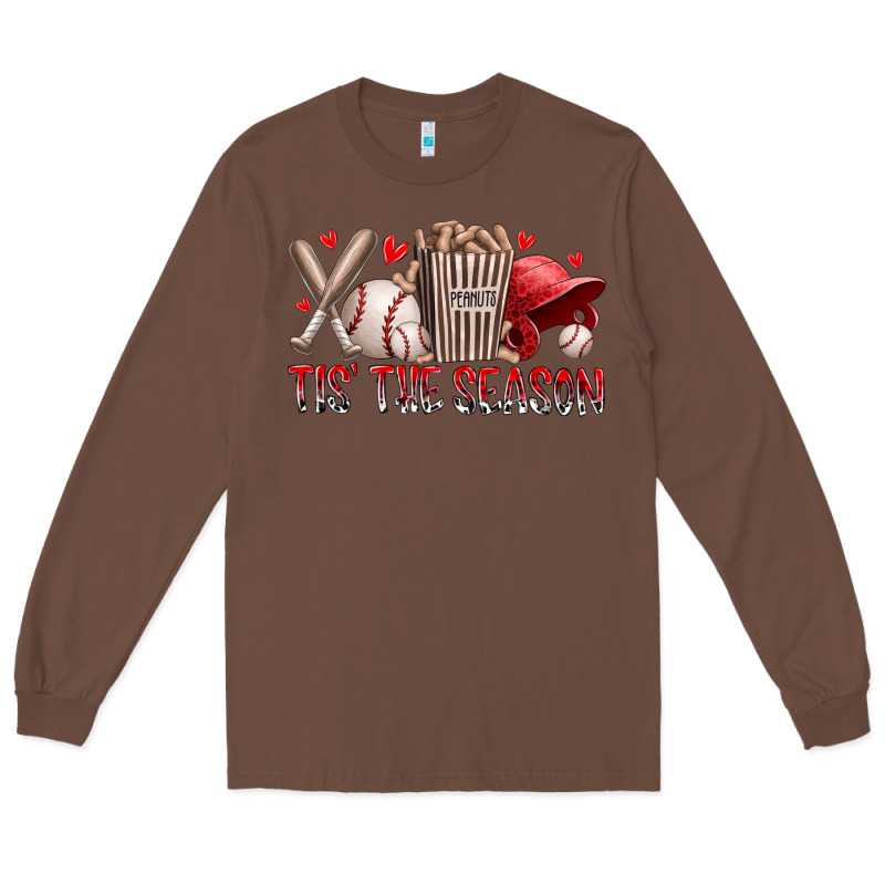 Tis The Season Baseball Long Sleeve Tee by RacoonDesign | Teevron