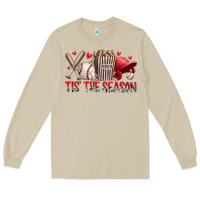 Mushroom tis the season baseball Long Sleeve Tee - RacoonDesign