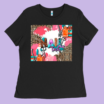Nail Tech Ladies Tee Designed By Adodesignshop