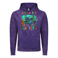 Cloud Purple just a boy who loves turtles Vintage Hoodie - RanaPortraitStore