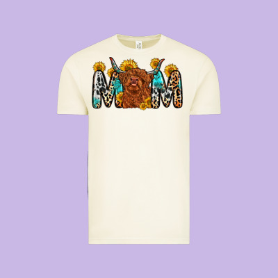 Mom Cow Vintage Tee Designed By Zillion Design Studio