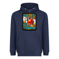 Navy Western Just A Girl Who Loves Ladybug Heavyweight Hoodie - LillyAllenDesigns