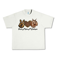 Pistachio peace love cockapoo Urban Heavy Tee - RanaPortraitStore