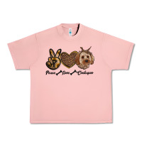 Salmon peace love cockapoo Urban Heavy Tee - RanaPortraitStore