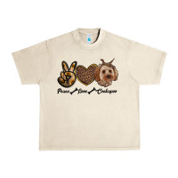 Sandshell peace love cockapoo Urban Heavy Tee - RanaPortraitStore