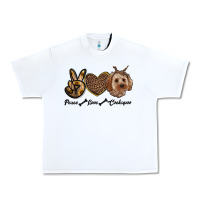 White peace love cockapoo Urban Heavy Tee - RanaPortraitStore