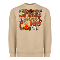 Campers Gonna Camp Western Heavyweight Sweatshirt | Teevron