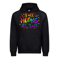 Black y all means all y all Urban Hoodie - Artiststas