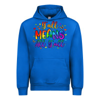Cobalt y all means all y all Urban Hoodie - Artiststas