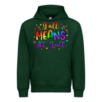 Forest Green y all means all y all Urban Hoodie - Artiststas