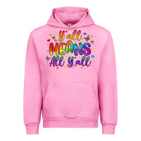 Fuchsia Pink y all means all y all Urban Hoodie - Artiststas