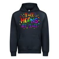 Navy y all means all y all Urban Hoodie - Artiststas