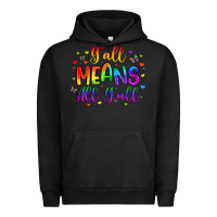 Pigment Black y all means all y all Urban Hoodie - Artiststas