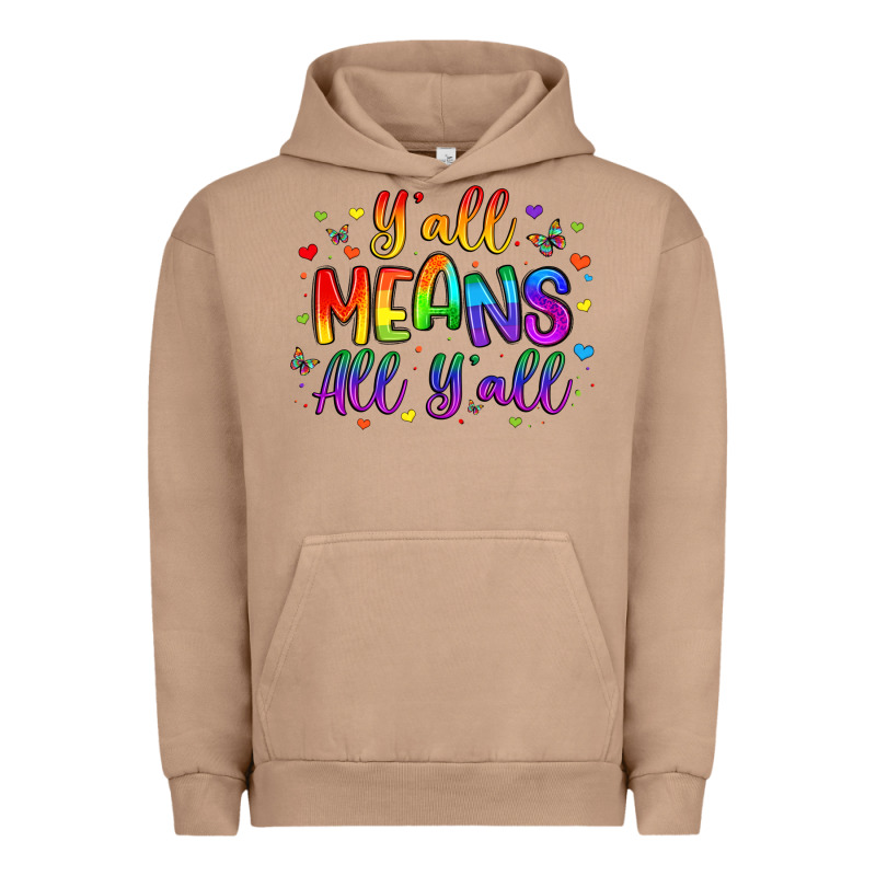 Y All Means All Y All Urban Hoodie by Artiststas | Teevron