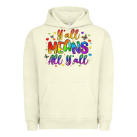 Pigment Pistachio y all means all y all Urban Hoodie - Artiststas