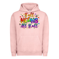 Pigment Salmon y all means all y all Urban Hoodie - Artiststas