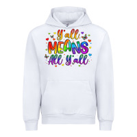 White y all means all y all Urban Hoodie - Artiststas