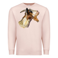 Pale Pink Tennessee Goat Head Premium Sweatshirt - LillyAllenDesigns