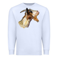 White Tennessee Goat Head Premium Sweatshirt - LillyAllenDesigns