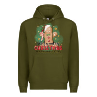 Army Green Christmas dough Premium Hoodie - MaliasSmallBusiness