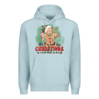 Blue Mist Christmas dough Premium Hoodie - MaliasSmallBusiness