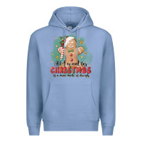Colony Blue Christmas dough Premium Hoodie - MaliasSmallBusiness