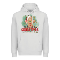 Dove Grey Christmas dough Premium Hoodie - MaliasSmallBusiness
