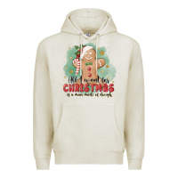 Oatmeal Heather Christmas dough Premium Hoodie - MaliasSmallBusiness