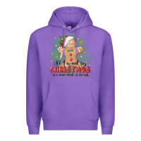 Purple Christmas dough Premium Hoodie - MaliasSmallBusiness