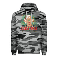Slate Camo Christmas dough Premium Hoodie - MaliasSmallBusiness
