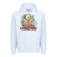 White Christmas dough Premium Hoodie - MaliasSmallBusiness