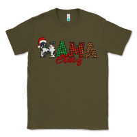 Army Green mama claus Classic Tee - BarkalooDesign