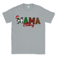 Heather Grey mama claus Classic Tee - BarkalooDesign