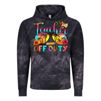 Cloud Black teacher off duty Vintage Hoodie - RanaPortraitStore